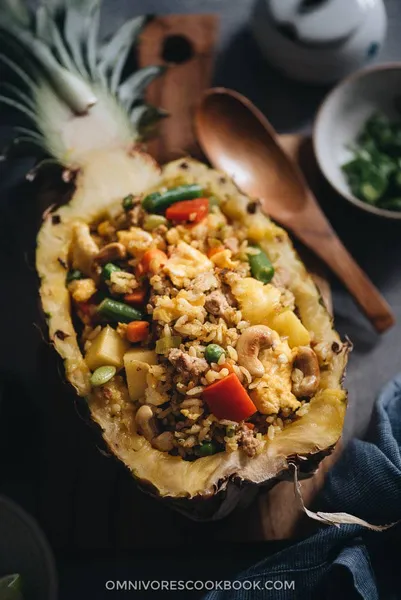 Pineapple Fried Rice Street Asian Food