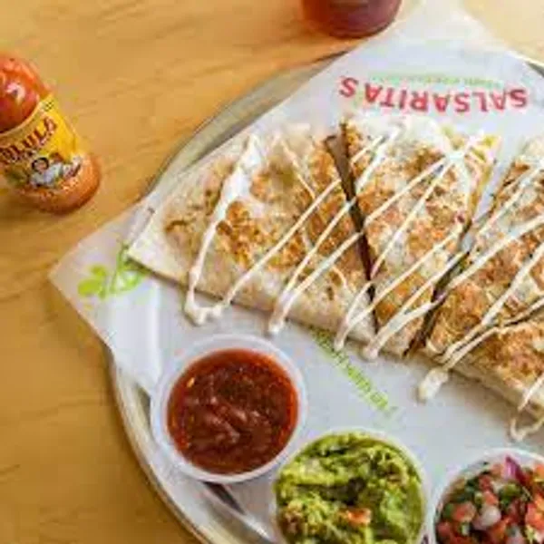 Chicken Quesadilla Salsarita's Fresh Mexican Grill