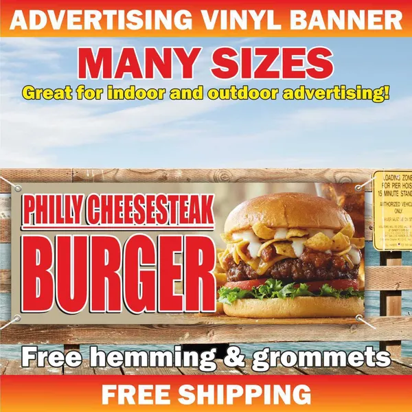 Philly Cheesesteak Burger Burger Authority