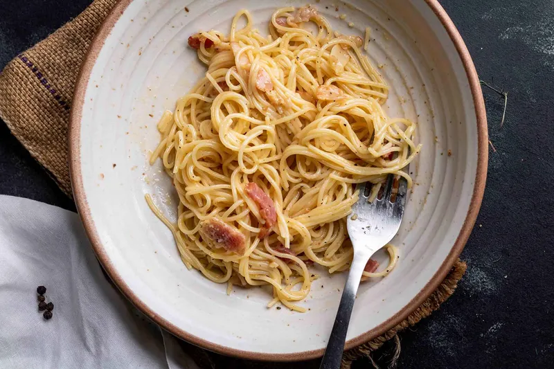 Spaghetti Carbonara E Cafe at the Glenny