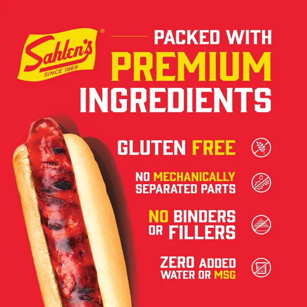 Sahlen's Hot Dog Lucky's Texas Red Hots