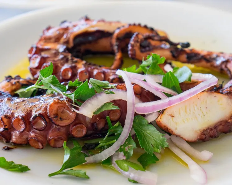 Grilled Octopus Athens Restaurant