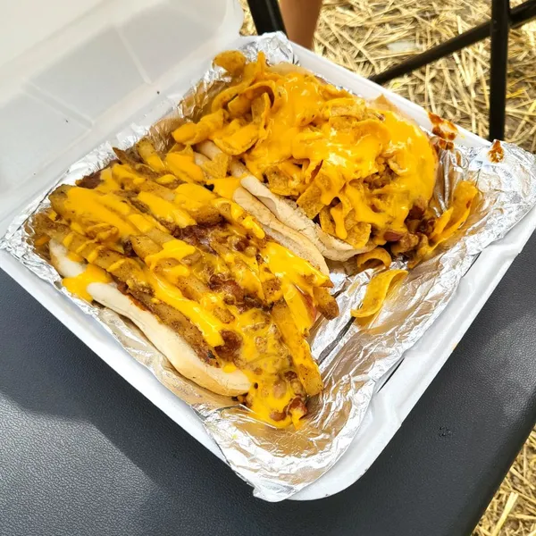 Chili Cheese Fries Macho Tacos and Burger