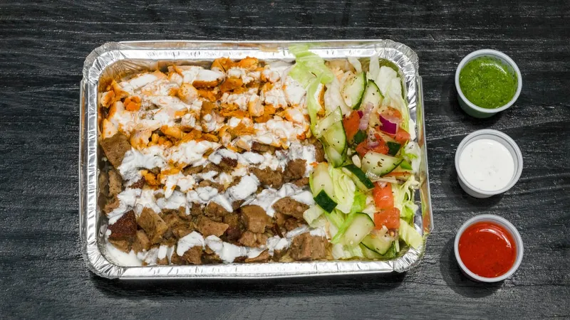 Chicken Shawarma Plate Halal Feast Ó