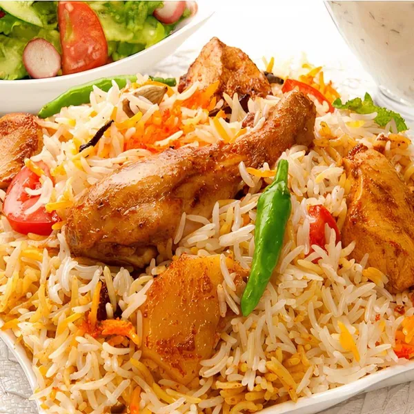 Chicken Biryani Buffalo Halal Chicken