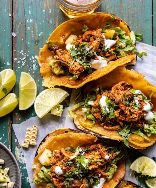 Chicken Tinga Tacos Moho Mexican Grill