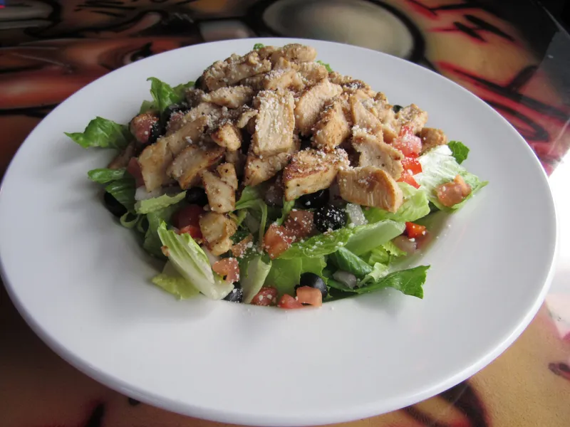 Grilled Chicken Caesar Salad Charlies Bar & Kitchen