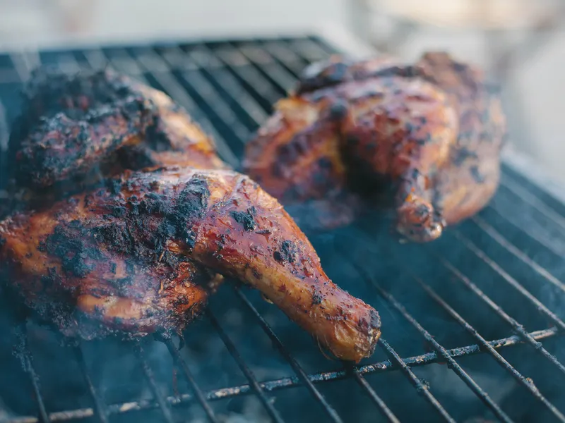 Jamaican Jerk Chicken D Garden Caribbean Bar & Grill