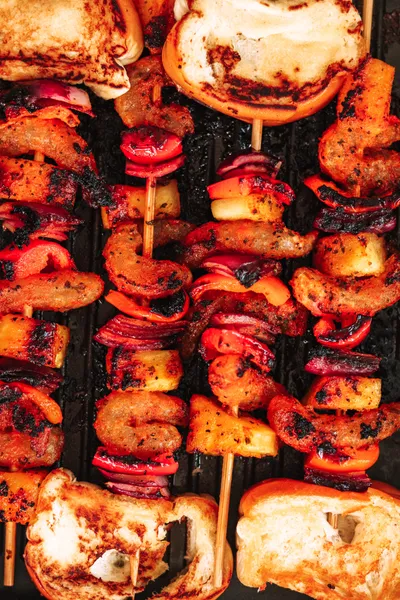 Grilled Shrimp Skewers D Garden Caribbean Bar & Grill