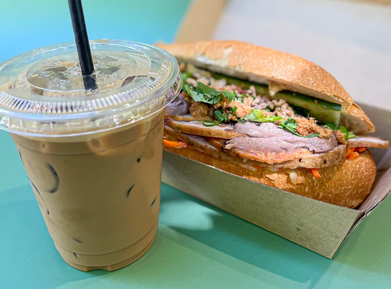 Vietnamese Iced Coffee Banh Mi Place