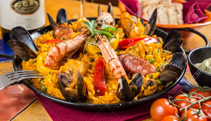 Seafood Paella Sangria