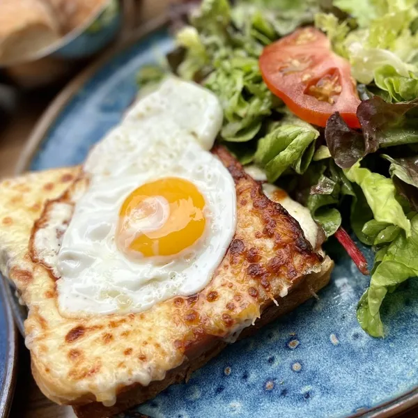 Croque Madame Cafe Rue Dix