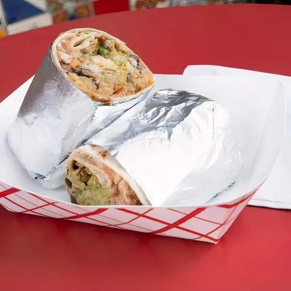 Chicken Burrito El Barrio Burritos