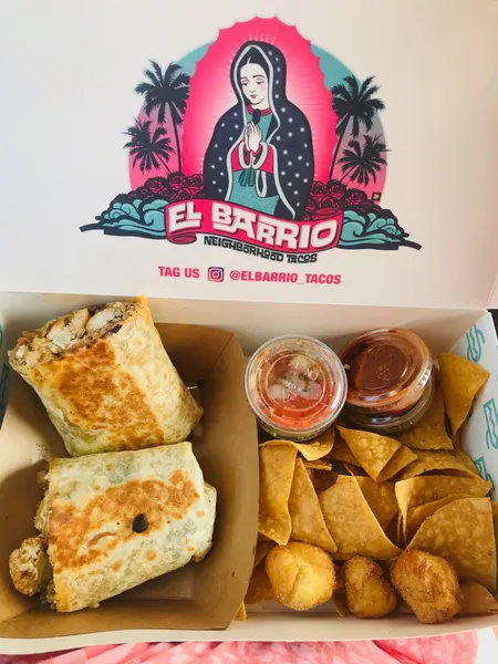 Al Pastor Burrito El Barrio Burritos