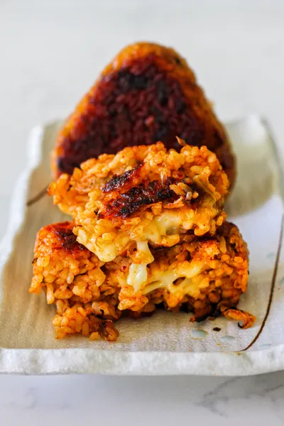 Grilled Kimchi Rice Ball Kimchi Grill