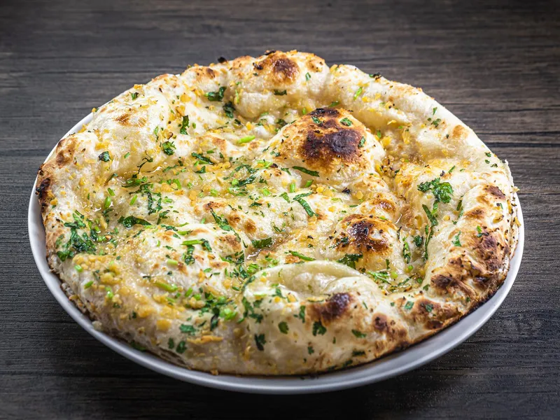 Garlic Naan OMAR'S INDIAN FINE CUISINE