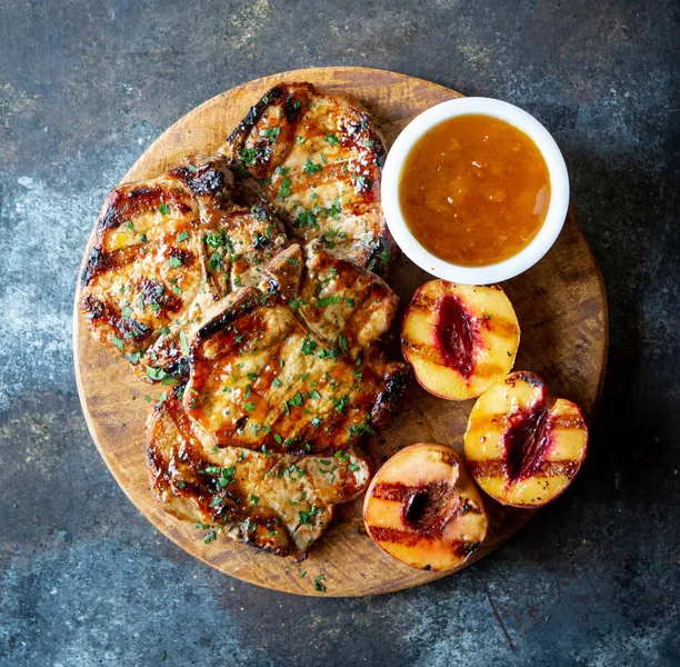 Bourbon Glazed Pork Chop Side Bar