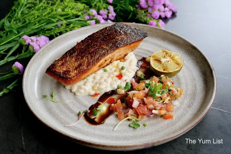 Pan Seared Salmon The Old Stone Tavern