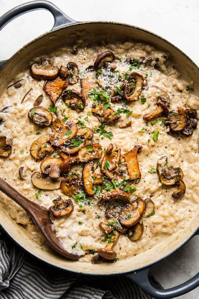 Wild Forest Mushroom Risotto The Owl House