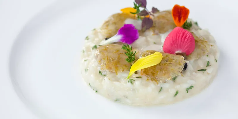 Seafood Risotto Edibles Restaurant and Bar