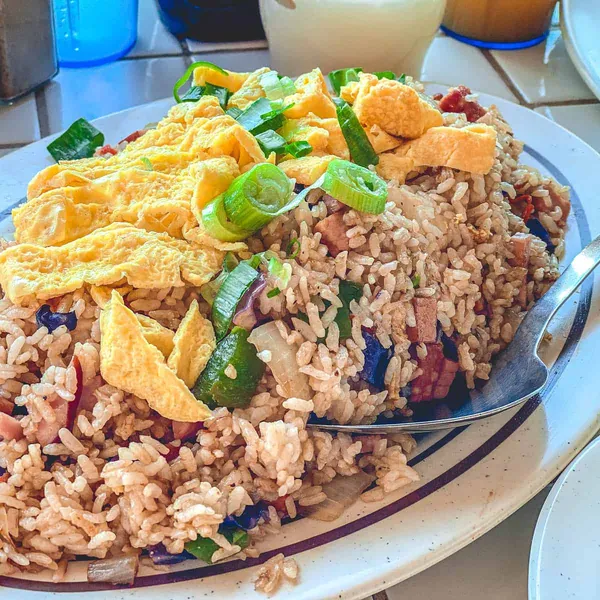 Hawaiian Fried Rice Blue Taro