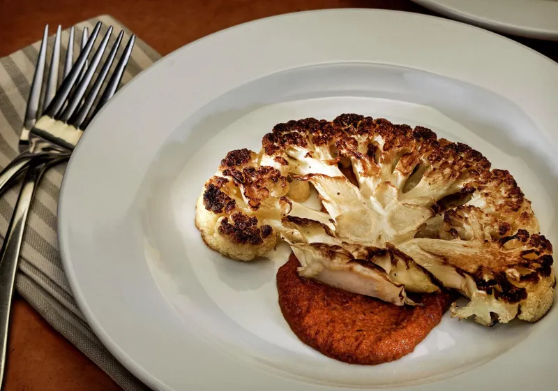 Roasted Cauliflower Steak Bitter Honey