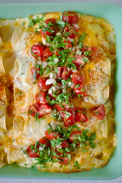 Chicken Enchiladas John's Tex Mex