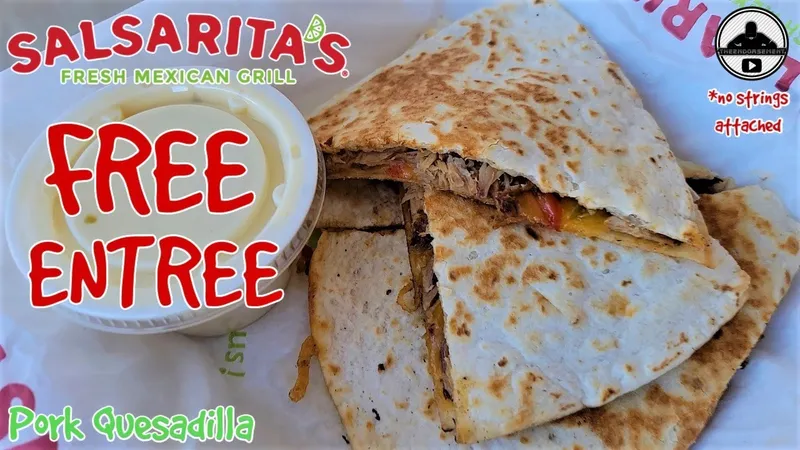 Fajita Quesadilla Salsarita's Fresh Mexican Grill