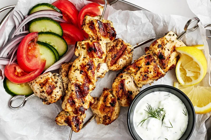 Chicken Souvlaki Morningstar Greek American