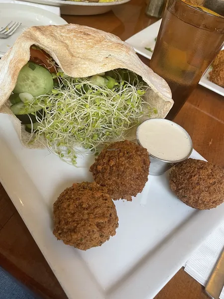 Hummus Plate Aladdin's Natural Eatery