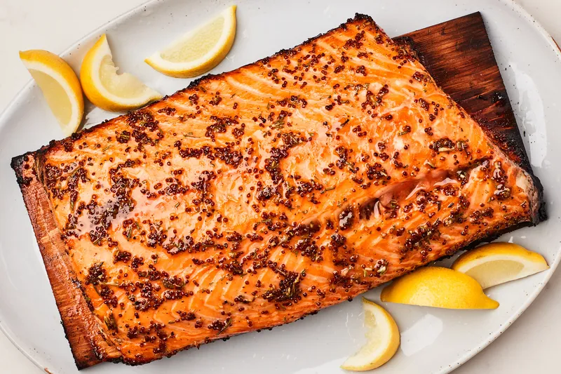 Grilled Cedar Plank Salmon Cedar