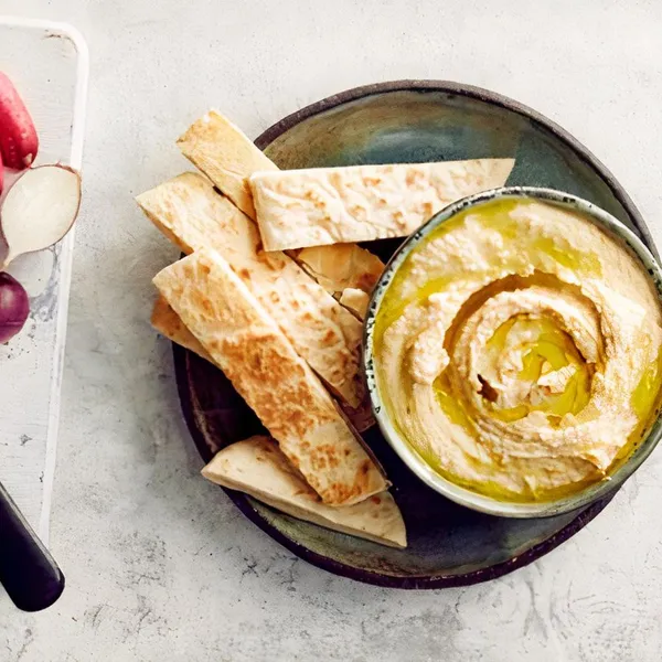 Hummus with Pita Babylon Restaurant