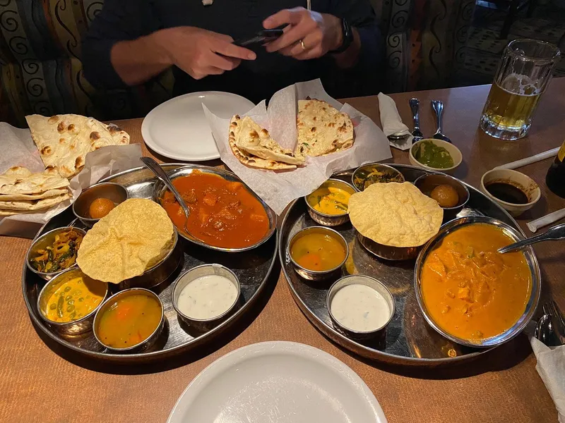 Lamb Vindaloo Thali of India