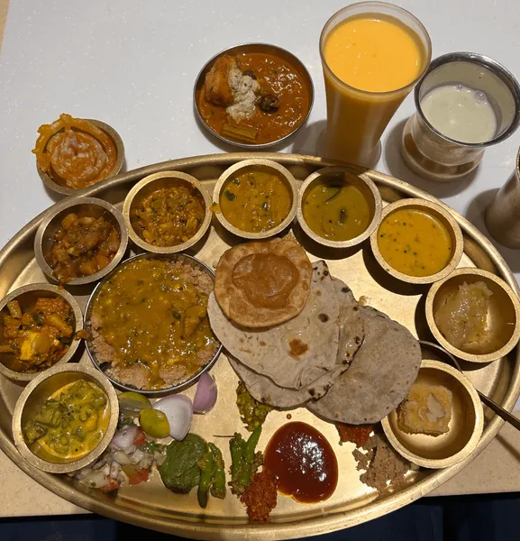 Mango Lassi Thali of India