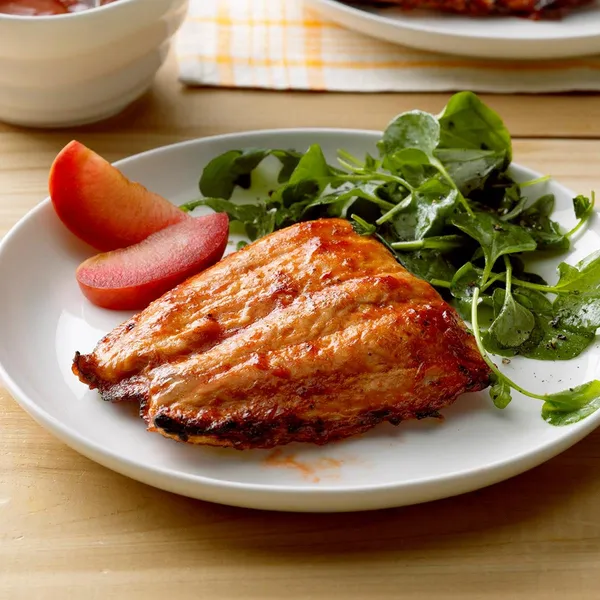 Grilled Salmon Plum House