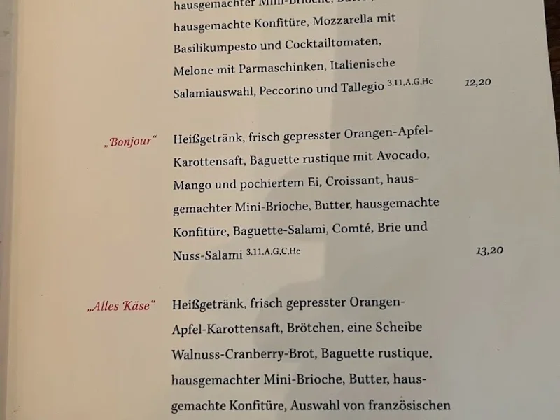 menu 0 of Speisekammer