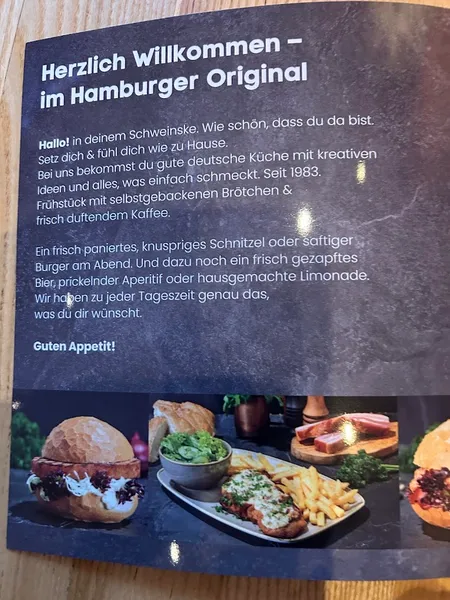 menu 1 of Schweinske Eimsbüttel