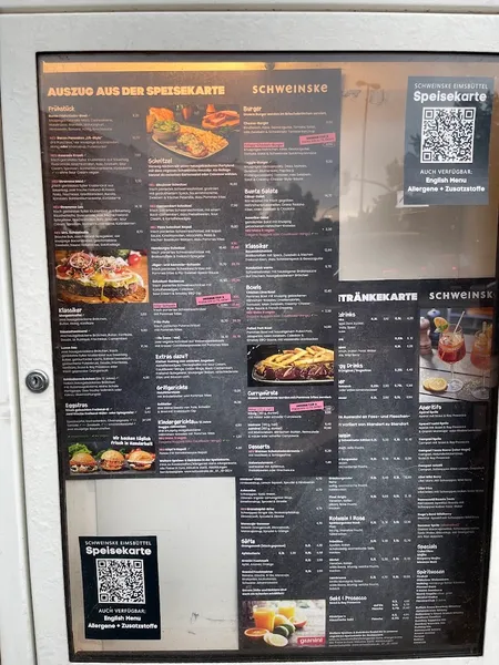 menu 2 of Schweinske Eimsbüttel