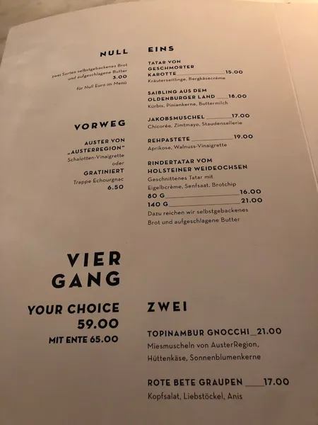 menu 1 of Witwenball Küche & Wein