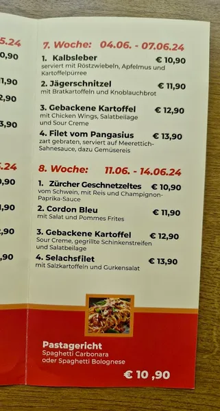 menu 1 of Eckstein Restaurant Eimsbüttel