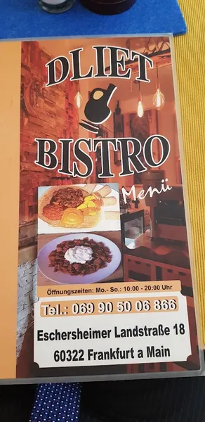 menu 2 of Dliet Bistro