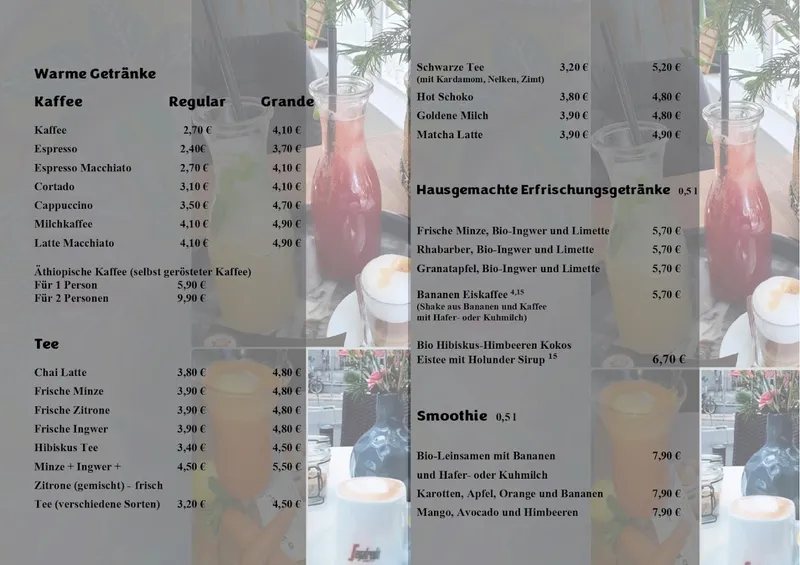 menu 1 of Azalye Café - Frankfurt am Main