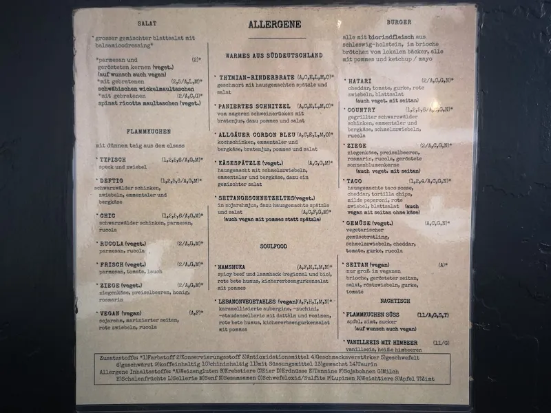 menu 1 of Hatari