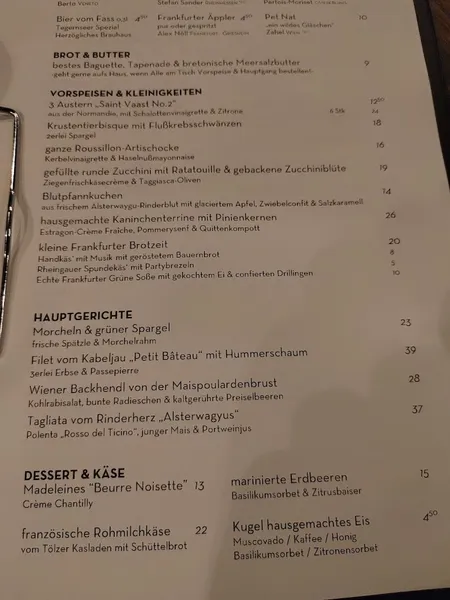 menu 1 of Weinstube Zur Traube