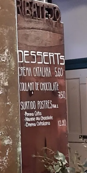menu 1 of Cafe Ribatejo