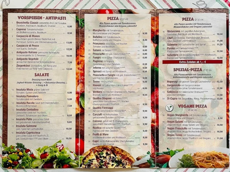 menu 1 of Pizzeria Trattoria Sorrentino al vesuvio