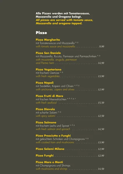 menu 0 of Ristorante il Tartufo - Köln