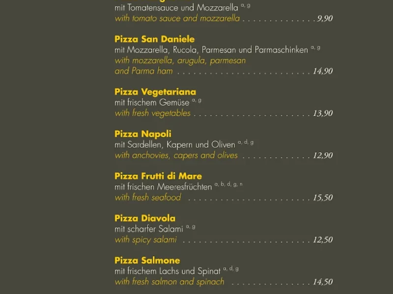 menu 0 of Ristorante il Tartufo - Köln