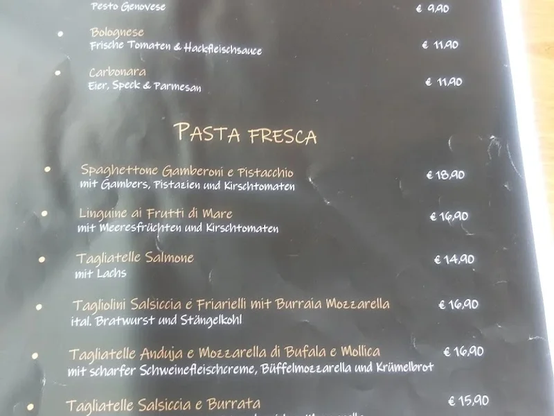 menu 2 of In Piazza cucina italiana - Neapolitanische Pizza