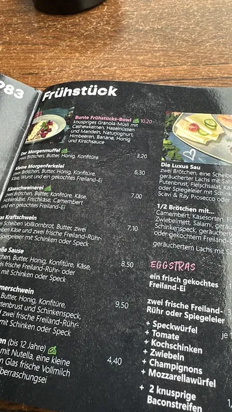 menu 2 of Schweinske Neugraben